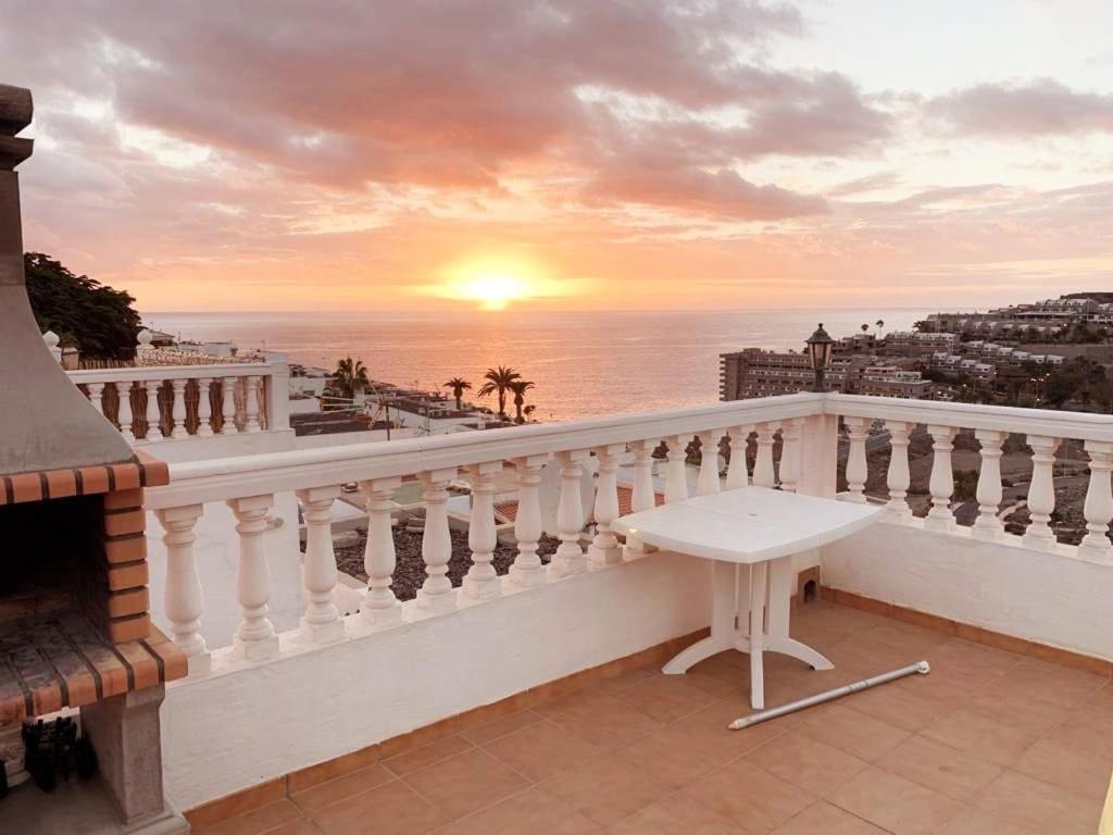 Apartament Ocean View Sunset Terrace - Near Anfi Del Mar Los Caideros Zewnętrze zdjęcie